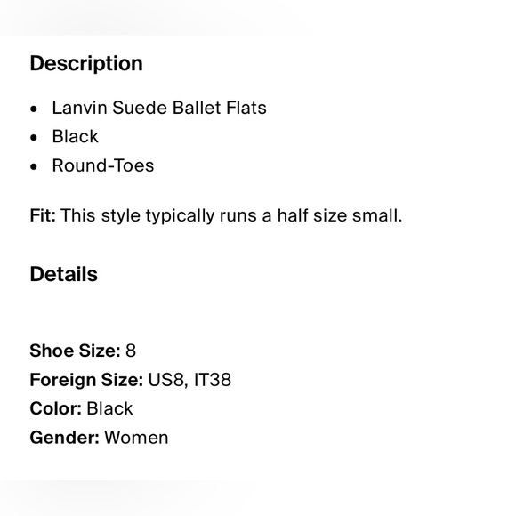 Lanvin ballet flats 8 - Picture 6 of 6